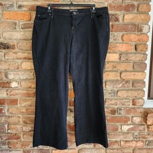 LEI Women's Black Boot Cut Jeans